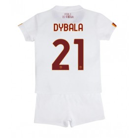 Baby Fußballbekleidung AS Roma Paulo Dybala #21 Auswärtstrikot 2022-23 Kurzarm (+ kurze hosen)